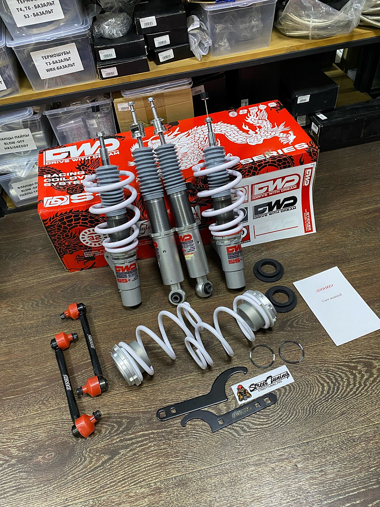картинка Винтовая подвеска койловеры DWD Street series для Mini Cooper F55/F56 от магазина  StreetTuning