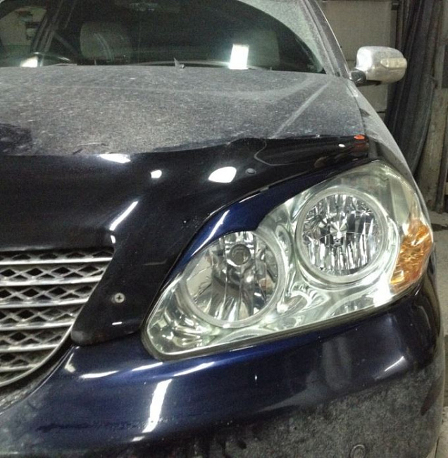 картинка Реснички на переднюю оптику для Toyota Mark 2 110 магазин  StreetTuning 