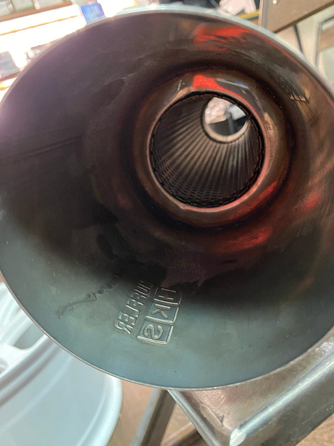 картинка Прямоточная банка HKS Style серии Jasma,D-63x102 мм серебристая магазин  StreetTuning 