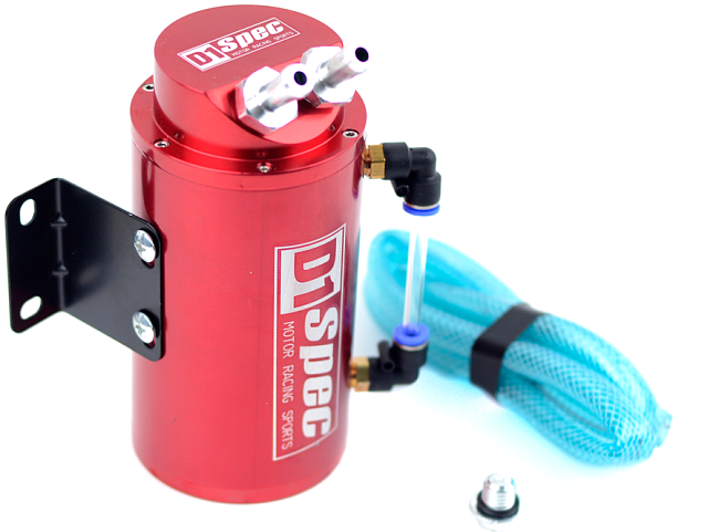 картинка Маслоуловитель D1 Style красный магазин  StreetTuning 