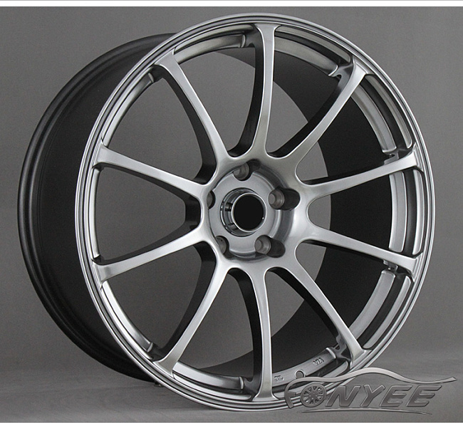 картинка Новые диски Advan RS R19 5x114,3 ET35 J9,5 серебро + серый магазин  StreetTuning 