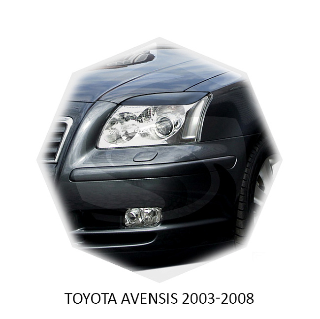 картинка Реснички на фары для  TOYOTA AVENSIS 2003-2005г магазин  StreetTuning 