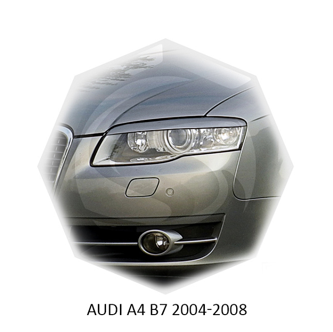 картинка Реснички на фары для  AUDI A4 B7 2004-2008г магазин  StreetTuning 
