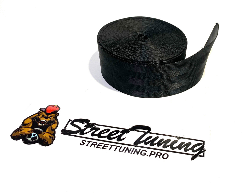 картинка Лента для ремней безопасности Epman, черная, 10 метров. от магазина  StreetTuning