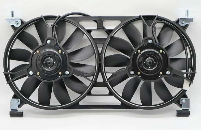 картинка Электровентилятор охлаждения для ВАЗ Нива 21213-14, 2131, двойной в сборе, (21214-1300024-41) магазин  StreetTuning 