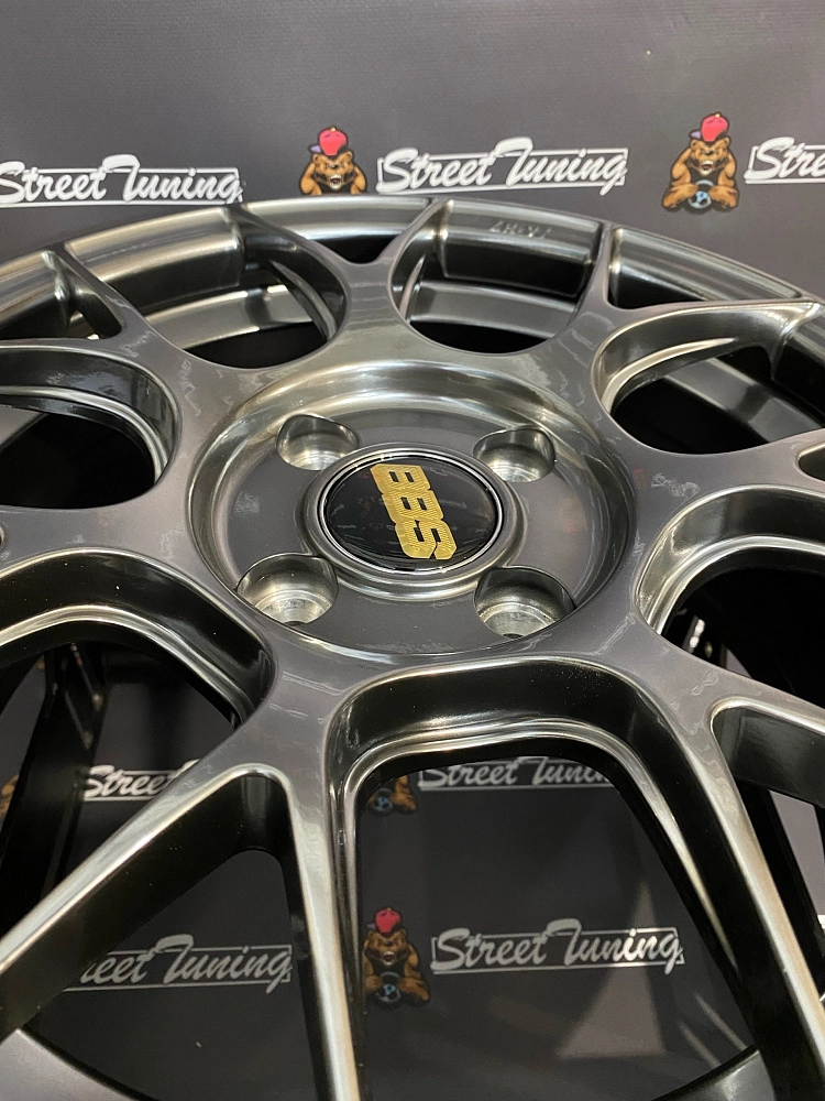 картинка Новые диски BBS R15 J6.5 ET38 4X100, Hyper Black от магазина  StreetTuning