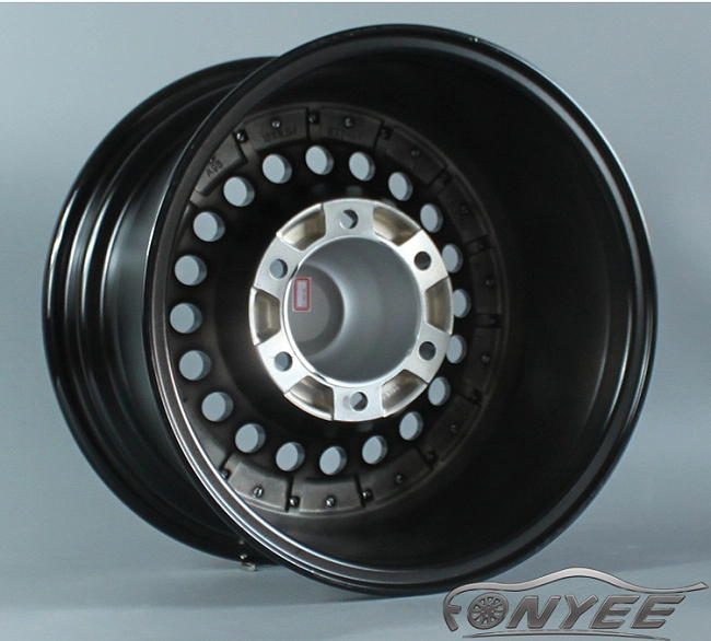 картинка Новые диски Raguna D-Force AKRO R15 6X139,7 ET-44 J10 черные + серебро магазин  StreetTuning 