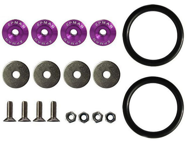 картинка Фиксатор-подтяжка обвесов Epman , цвет фиолетовый магазин  StreetTuning 