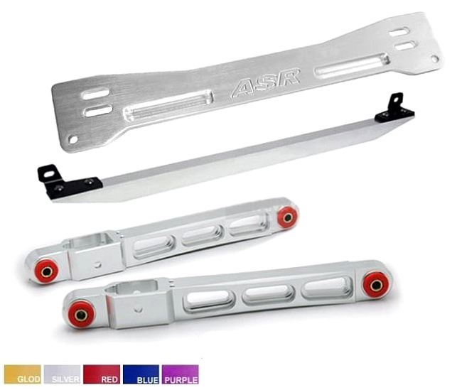 картинка Усилители подрамника ASR style с рычами для Mitsubishi Mirage 97-01 г и EVO 1 2 3, фиолетовый магазин  StreetTuning 