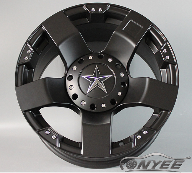 картинка Новые диски KMC XD series Rockstar 1 R16 6X139,7 ET0 J8 черный мат магазин  StreetTuning 