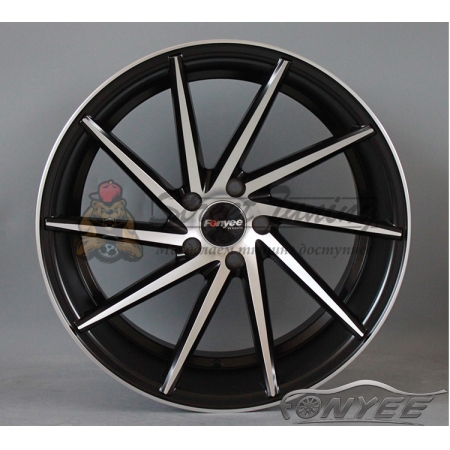 Новые диски Vossen CVT-R Replica R19 5X112 ET35 J9,5 черный мат + серебро
