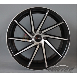 Новые диски Vossen CVT-R Replica R19 5X112 ET35 J9,5 черный мат + серебро