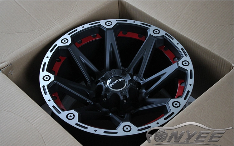 картинка Новые диски Formula R17 6X139,7 ET-10 J9 черые с красным от магазина  StreetTuning