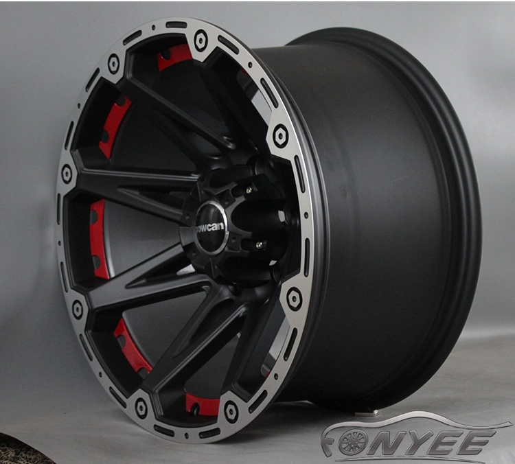 картинка Новые диски Formula R17 6X139,7 ET-10 J9 черые с красным от магазина  StreetTuning