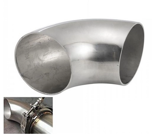 картинка Отвод (фланец) для приварки, 90 гр, 57 мм, толщина 1.5 мм (китай) магазин  StreetTuning 