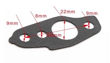 картинка Прокладка под фланец слива/подачи масла для турбин Toyota CT9 / CT12 магазин  StreetTuning 