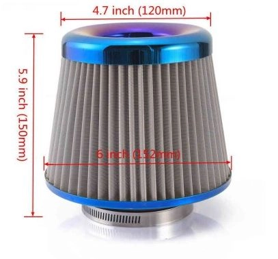 картинка Воздушный фильтр нулевого сопротивления Epman неохром магазин  StreetTuning 